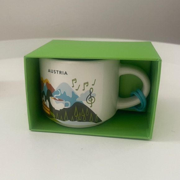 Starbucks Austria You Are Here Collection 2oz Mug Ornament - Picture 4 of 4